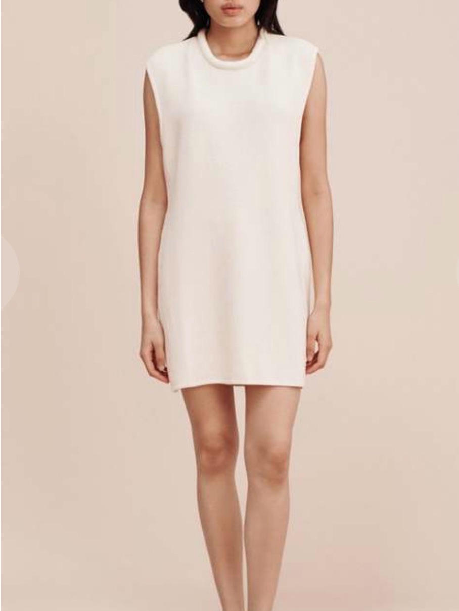 Posse Sleeveless Shift Dress In Cream - Women